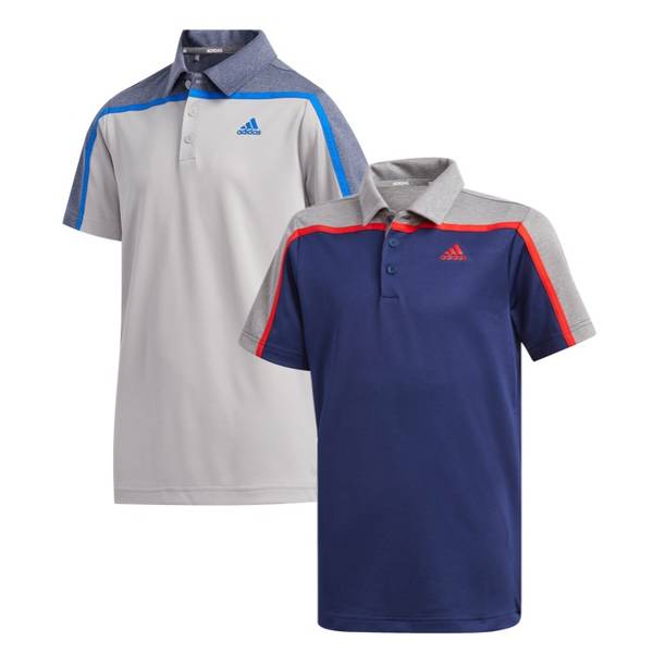 Junior Heathered Colourblock Polo